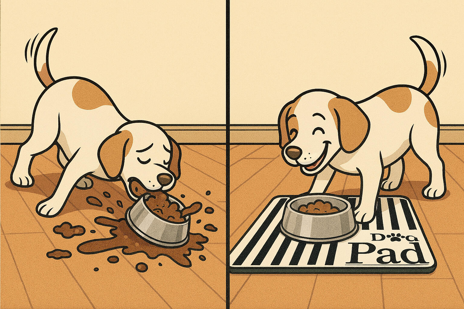 DogPad das rutschfeste Platzset für den Hund